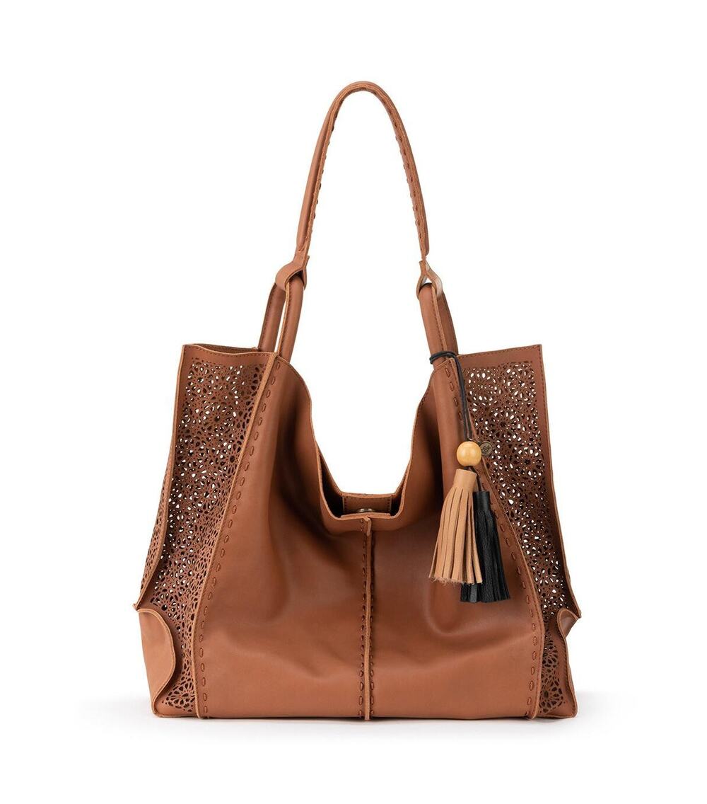 The Sak Los Feliz Lasercut Leather Large Tote